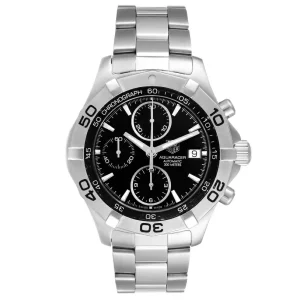 Tag Heuer Aquaracer Black Dial Chronograph Mens Replica Watches CAF2110