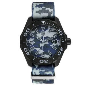 Tag Heuer Aquaracer Calibre 5 Black PVD Titanium Mens Replica Watches WAY208D