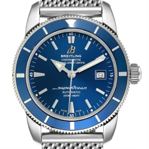 Breitling Superocean Heritage 42 Mesh Bracelet Replica Watches A17321