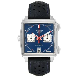 Tag Heuer Monaco 40th Anniversary Limited Blue Dial Mens Replica Watches CAW211A