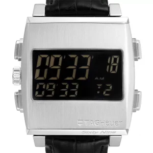 Tag Heuer Monaco Sixty-Nine Steel Analog Digital Flip Mens Replica Watches CW9110