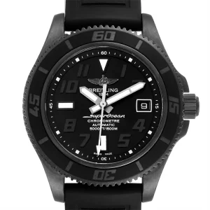 Breitling Superocean 42 Blacksteel Mens Replica Watches M17364