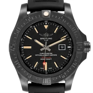 Fake Breitling Avenger Blackbird 48 Rubber Strap Titanium Mens Replica Watch V17310