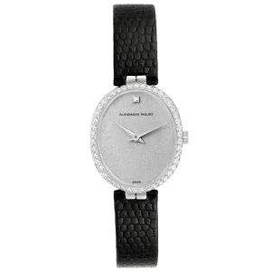 Replica Audemars Piguet Vintage 18k White Gold Diamond Ladies Clone 7073BC