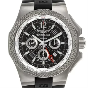 Fake Breitling Bentley GMT Light Body Grey Dial Titanium Mens Replica Watch EB0432
