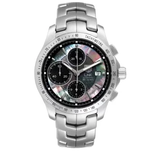 Replica TAG Heuer Link Ayrton Senna MOP Dial Steel Mens Watches CJF211K