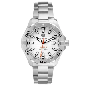 Tag Heuer Aquaracer White Dial Steel Mens Replica Watches WAY2013