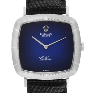 Replica Rolex Cellini 18k White Gold Vignette Dial Ladies Vintage 4084