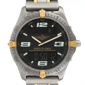 Fake Breitling Aerospace Advantage Titanium Perpetual Alarm Replica Watch F75362