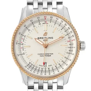 Breitling Navitimer 1 38mm Steel Rose Gold Mens Replica Watches U17325