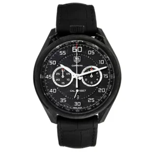 Replica Tag Heuer Carrera Chronograph Grey Dial Carbon Mens Watches CAR2C90