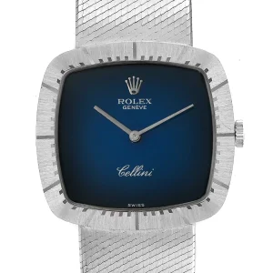 Replica Rolex Cellini 18k White Gold Vignette Dial Vintage 4320