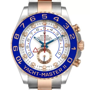 Replica Rolex Yachtmaster II Rolesor EveRose Gold Steel 116681