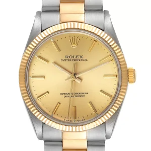 Replica Rolex Oyster Perpetual Steel 18K Yellow Gold Vintage 1005