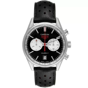 Replica Tag Heuer Carrera Heritage Panda Dial Chronograph Steel Mens Watches CV211D