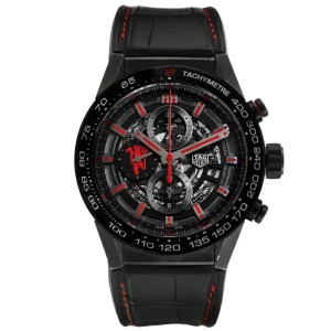 Replica Tag Heuer Carrera Skeleton Dial Manchester United LE Watches CAR2A1J