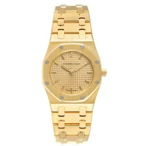 Replica Audemars Piguet Royal Oak Quartz Champagne Dial Ladies Clone D6519