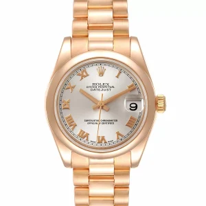 Replica Rolex President Datejust Midsize 31 Rose Gold Ladies 178245