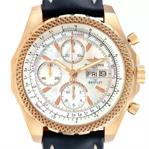 Fake Breitling Bentley Continental GT Rose Gold MOP Dial Mens Replica Watch H13363