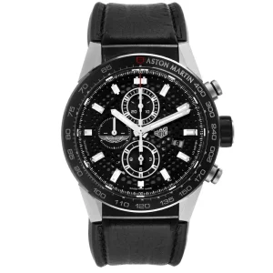 Replica TAG Heuer Carrera Caliber Heuer 01 Aston Martin Steel Mens Watches CAR2A1AB