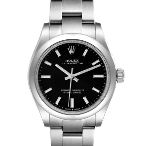 Replica Rolex Midsize 31mm Black Dial Automatic Steel Ladies 277200