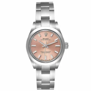 Replica Rolex Oyster Perpetual 28mm Pink Dial Steel Ladies 276200