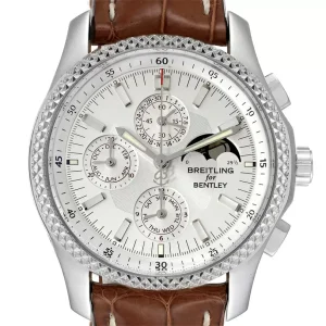 Fake Breitling Bentley Mark VI Complications Steel Platinum Mens Replica Watch P19362