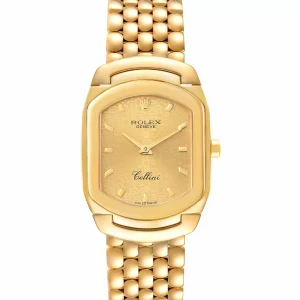 Replica Rolex Cellini Cellissima Yellow Gold Champagne Dial Ladies 6631