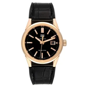 Replica Tag Heuer Carrera PVD Steel Rose Gold Ladies Watches WBG1351