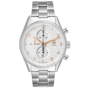 Replica Tag Heuer Carrera Chronograph Silver Dial Mens Watches CAR2012