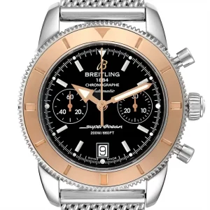 Breitling SuperOcean Heritage 44 Steel Rose Gold Mens Replica Watches U23370