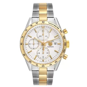 Replica Tag Heuer Carrera Steel Yellow Gold Chronograph Mens Watches CV2050