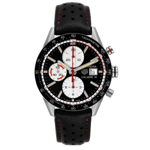 Replica Tag Heuer Carrera Calibre 16 Chronograph Steel Mens Watches CV201AP