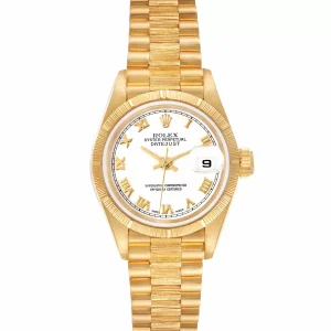 Replica Rolex President Datejust 26 Roman Dial Yellow Gold Ladies 79278