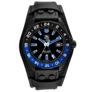 Replica Tag Heuer Formula 1 GMT David Guetta Titanium PVD Batman Watches WAZ201A