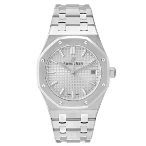 Replica Audemars Piguet Royal Oak Steel Silver Dial Men's Clone 77350ST