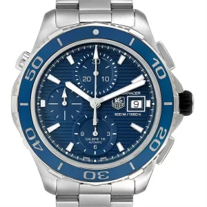 Replica Tag Heuer Aquaracer Blue Dial Steel Mens Watches CAK2112