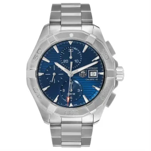 Tag Heuer Aquaracer Blue Dial Steel Mens Replica Watches CAY2112
