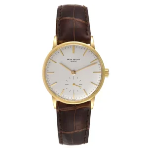 Patek Philippe Calatrava 18k Yellow Gold Vintage Mens Fake 3425