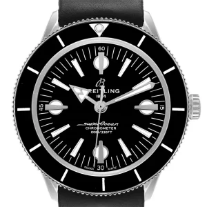 Breitling Superocean Heritage 57 Black Dial Steel Replica Watches A10370
