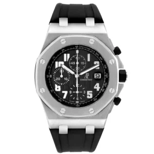 Replica Audemars Piguet Royal Oak Offshore Black Dial Chronograph Clone 26170ST