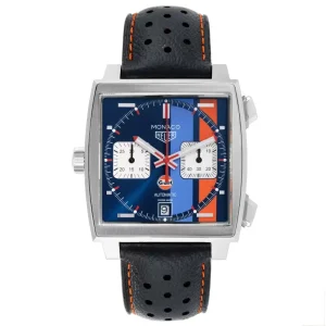 Replica Tag Heuer Monaco Gulf 2018 Chronograph Steel Mens Watches CAW211R