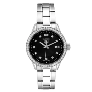 Replica TAG Heuer Carrera Black Diamond Dial Ladies Watches WV2412