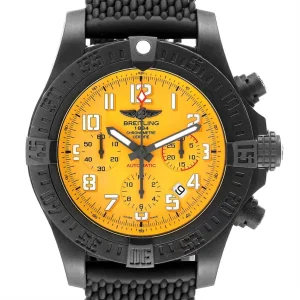 Fake Breitling Avenger Hurricane 12H 45mm Yellow Dial Mens Replica Watch XB0180