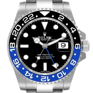 Replica Rolex GMT Master II Batman Blue Black Ceramic Bezel Steel 116710BLNR