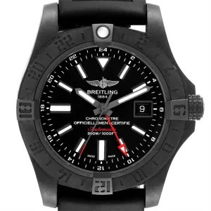 Fake Breitling Aeromarine Avenger II GMT Rubber Strap Replica Watch M32390
