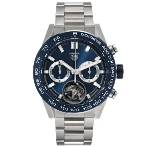 Replica Tag Heuer Carrera Tourbillon Chronograph Titanium Mens Watches CAR5A8C