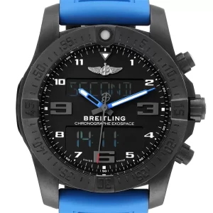 Fake Breitling Exospace DLC Coated Titanium Rubber Strap Mens Replica Watch VB5510