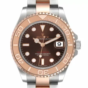 Replica Rolex Yachtmaster 37 Midsize Steel Rose Gold 268621