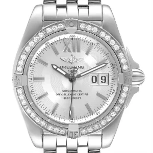 Breitling Windrider Cockpit 41mm Steel Diamond Mens Replica Watches A49350